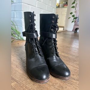 Samantha Pleet lace up boots